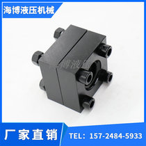 Ship standard Japanese standard high pressure straight-through welding hydraulic square flange JIS B 2291 SHA SHB complete set