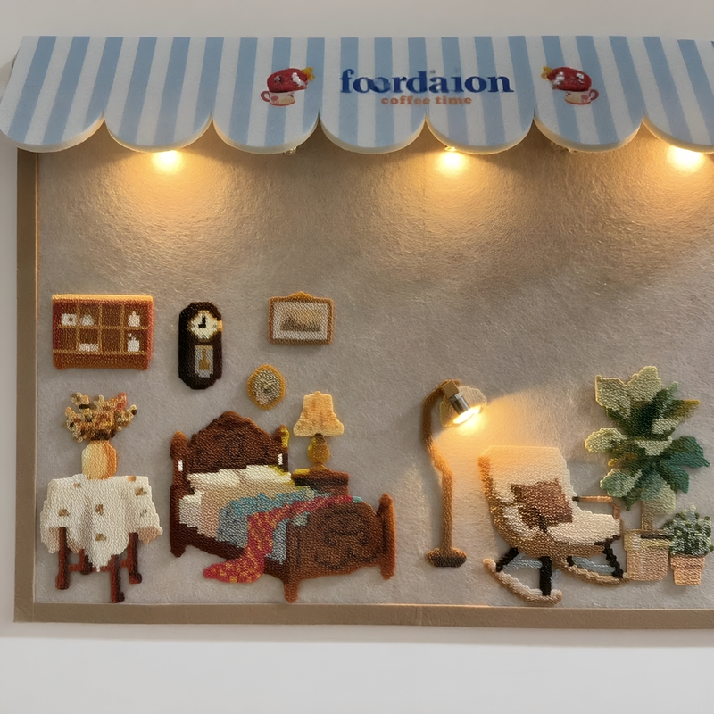 Wall Display Board for Pegboard Display, Felt Board Wall Stickers, Photo Wall, Vision Board, DIY 3D Border Wall Display Board