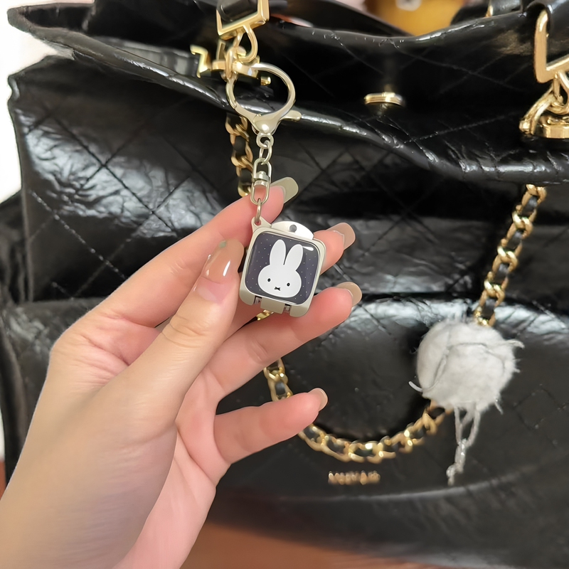 Japanese-Style Mini Nail Clipper Travel Portable Folding Nail Cutter One-Touch Open Metal Keychain Bag Pendant