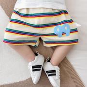 kỹ thuật số quần printstriped quần short bé bé gái quần thể thao mặc mùa hè trẻ em mới