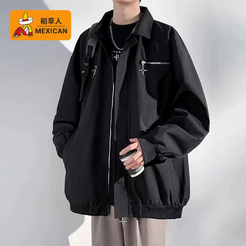Scarecrow Spring and Autumn 2026 New Jacket American Style Trendy Comfortable Coat Men's Versatile Cool Design Top Scarecrow Spring and Autumn 2026 New Jacket American Style Trendy Comfortable Coat Men's Versatile Cool Design Top