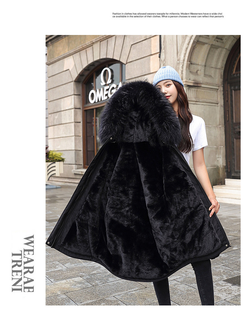 冬装棉袄2020年新款女中长款棉衣加厚加绒派克棉服韩版宽松大毛领详情19