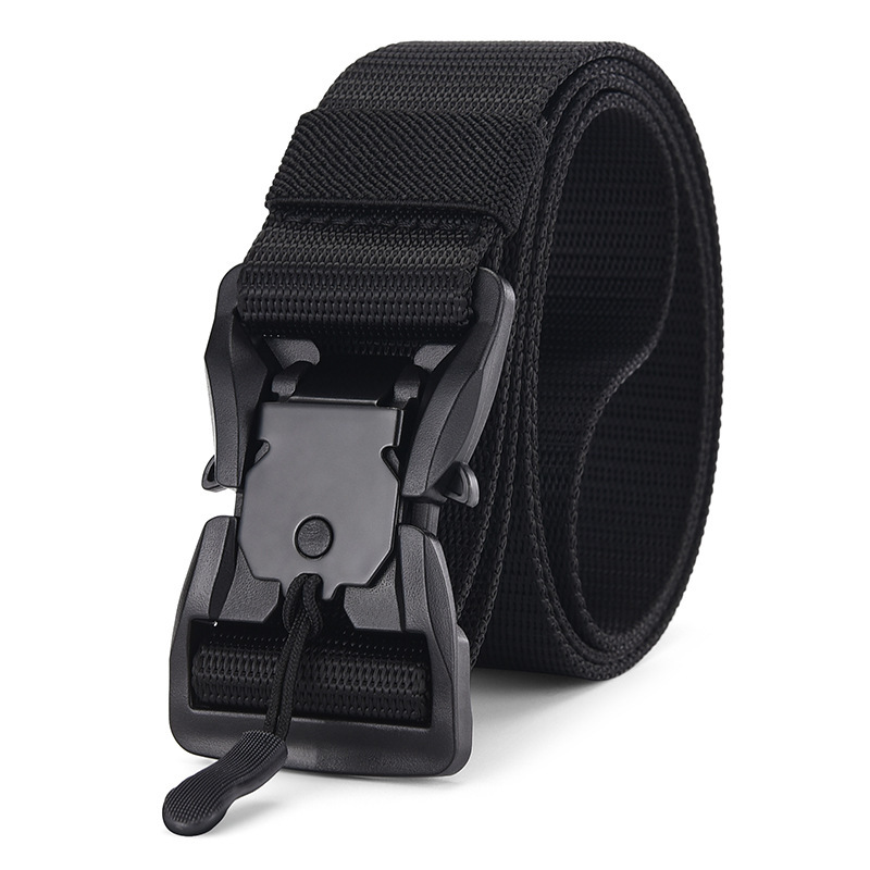 Tactical Magnetic Buckle Belt for Men and Women, Outdoor Sports Casual Canvas Pants Belt, Workwear Jeans Nylon ins Belt