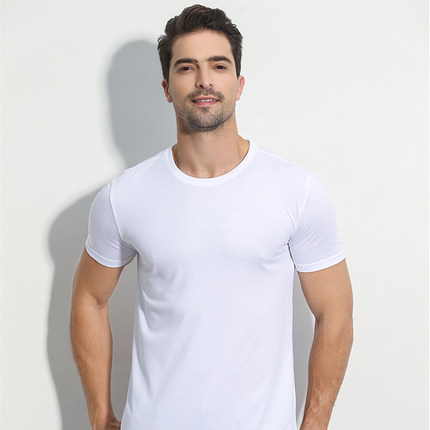 纯棉百家姓T恤男文字定制姓氏情侣短袖装白色体恤衫工作服印logo