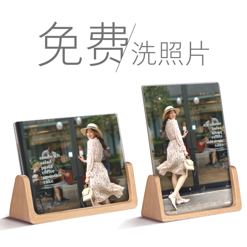 Eurowood Photo Frame Pendulum Bench Creativity 6 7 Inch Seven Inch Acrylic Lettering Custom Modern Flushed Wash Photo Plus