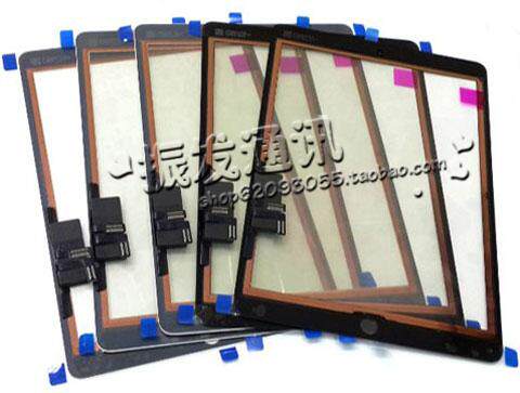 Suitable for new ipad5 touch screen ipad Air panel touch screen A1474 glass screen A1475 external screen