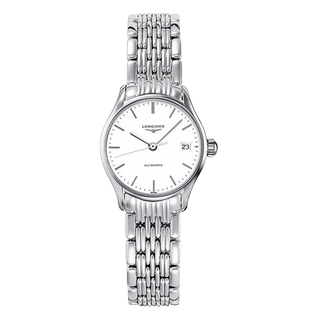Longines/浪琴正品手表女 律雅系列钢带机械女表L4.360.4.12.6