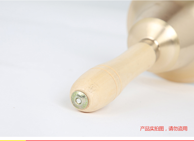 Chuông nhạc cụ Xidian Chuông đồng Chuông gỗ Tay cầm Chuông đồng Chuông 8/11 / 14cm 3 - Nhạc cụ dân tộc sáo trúc