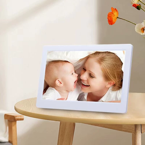 Умная цифровая фоторамка, электронный фотоальбом, музыкальная фотография, 10 дюймов