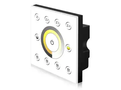 (Recommended) DMX512 main control two-color temperature dimming tone panel DMX512 touch control panel partition