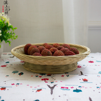 Creek on flowering bamboo dian xin pan fruit gan guo pan ling shi kuang basket handmade bamboo dustpan steamed bread shou na kuang