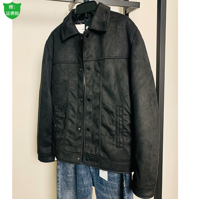 Cabinet 499! New Spring and Autumn Men's Faux Suede Jacket 3548548 702 Men's Leather Jacket with Velvet Lining Cabinet 499! New Spring and Autumn Men's Faux Suede Jacket 3548548 702 Men's Leather Jacket with Velvet Lining