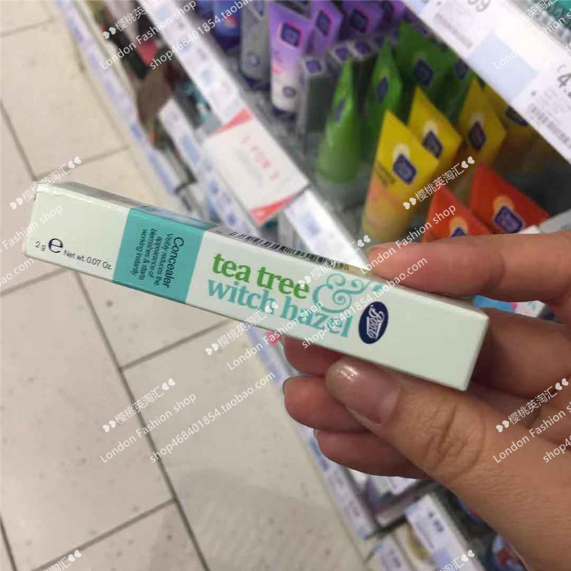 (Now) British BOOTS Tea Tree Witch Hazel concealer concealer concealer calm YU anti-spot