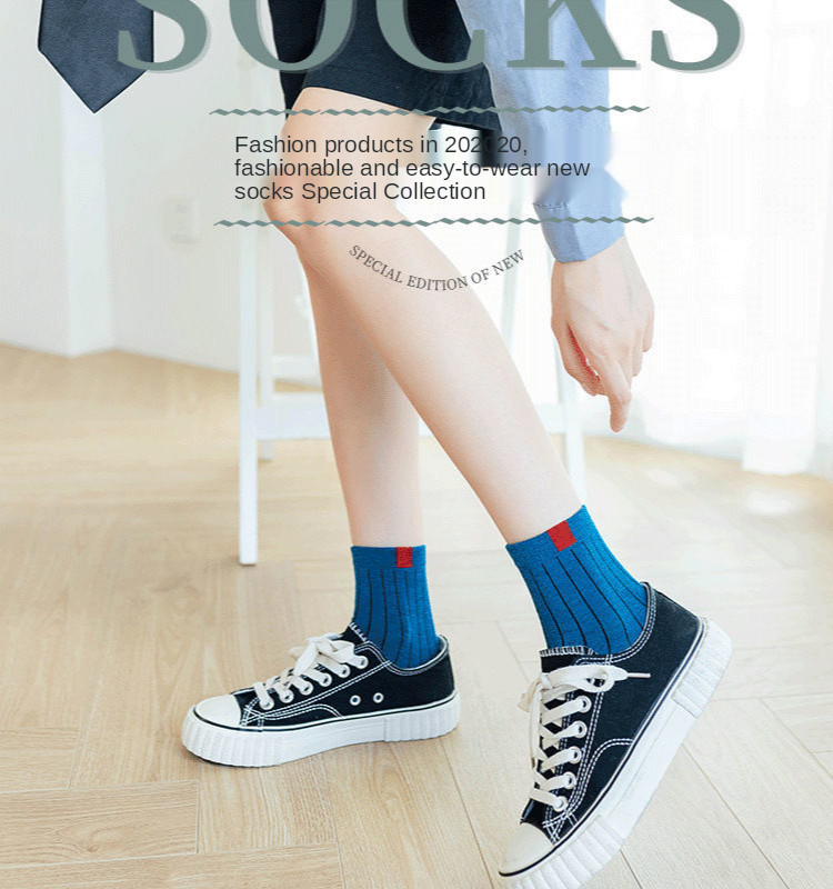 короткие носки 5pairs socks women winter warm socks for women new year cute &be