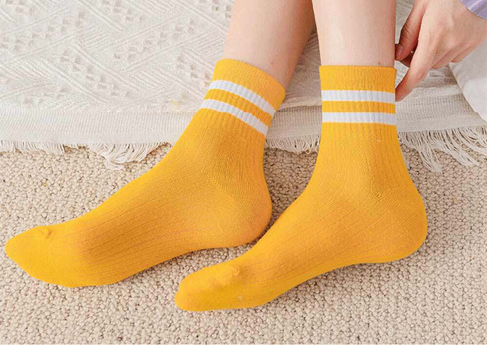 короткие носки 5pairs socks women winter warm socks for women new year cute &be