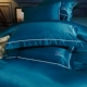 Giặt áo gối lụa satin gối bông đôi 48 74cm cotton đơn màu thêu gối gối ôm dài