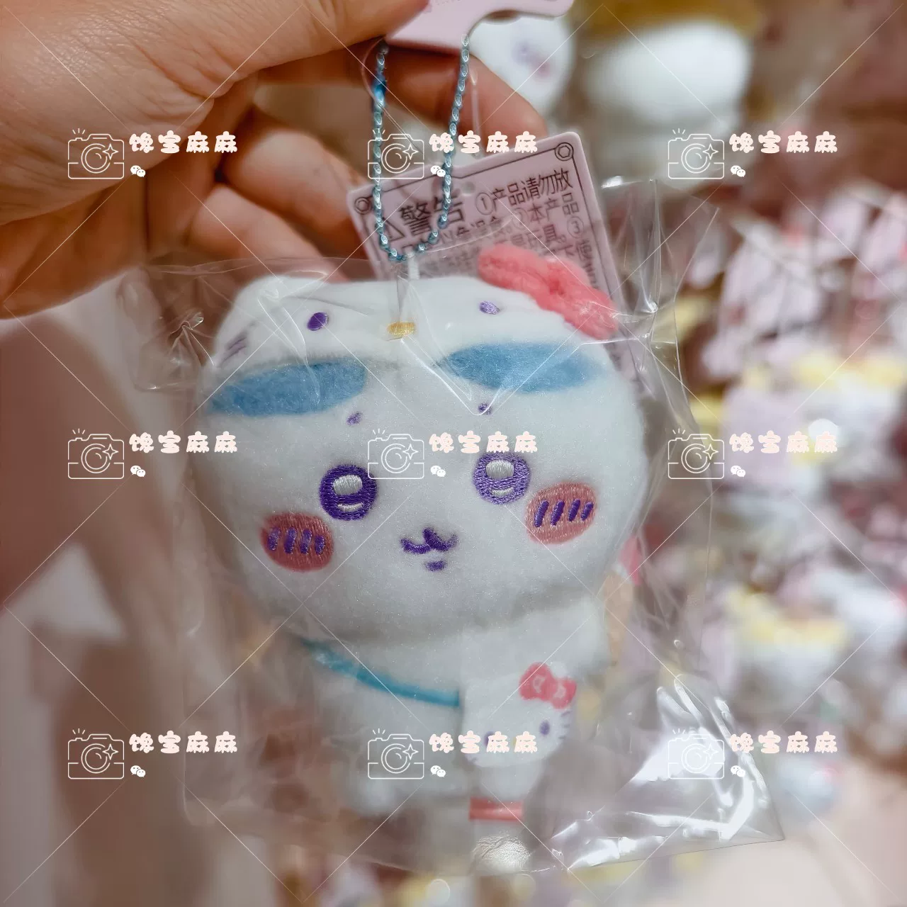 Плюшевая подвеска-подвеска для коробки сюрпризов с ко-брендом Miniso Chiikawa из семьи Sanrio, подвесной декоративный молоток