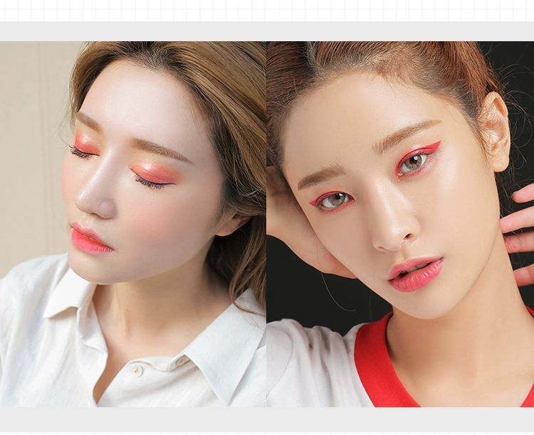 Bảng màu mắt lười bốn màu trang điểm nude mờ Hàn Quốc mới bắt đầu màu đất nude nữ tự nhiên siêu cháy - Bóng mắt
