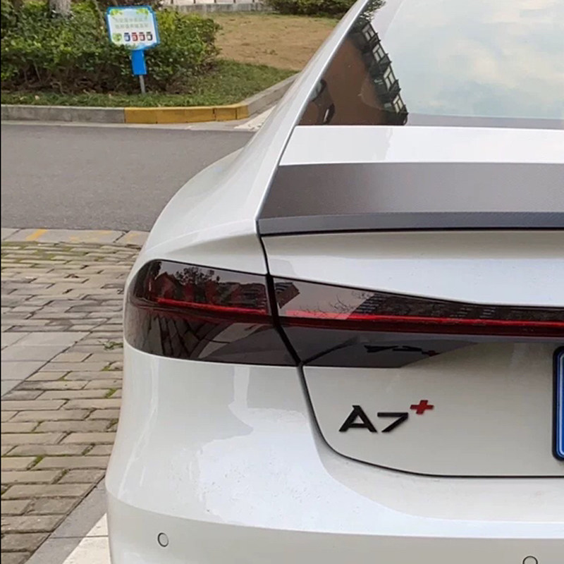 Suitable for Audi AA3A4A5A6A7A8 plus metal car logo modified English letter tailgate car sticker rear tail logo