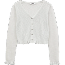 ONLY2024 new summer design simple and versatile short slim cardigan sweater for women) 12423A008