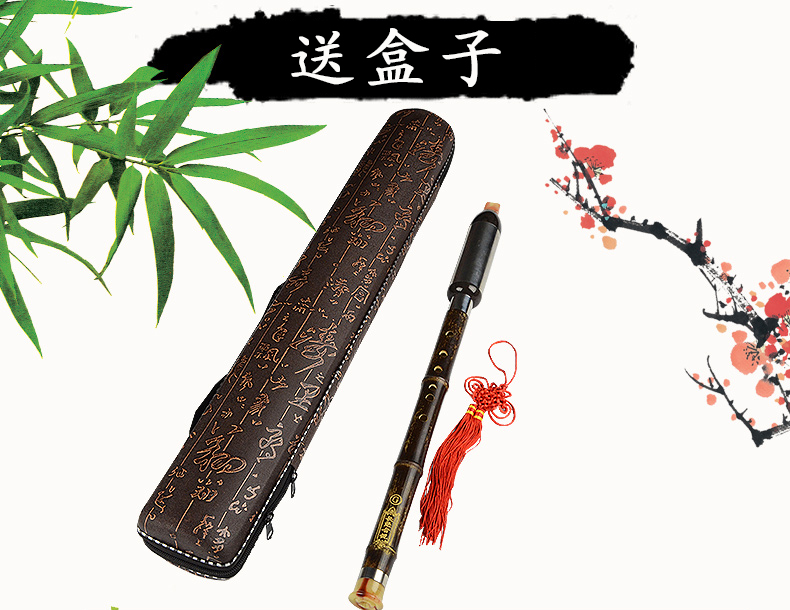 Thổi thẳng đứng tre bawu f t-g trẻ em trẻ em người lớn mới bắt đầu thực hành chơi phụ kiện nhạc cụ quốc gia mua đàn nguyệt