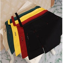Korean style fashion short apron half-section apron waitress apron cafe teahouse work pocket apron