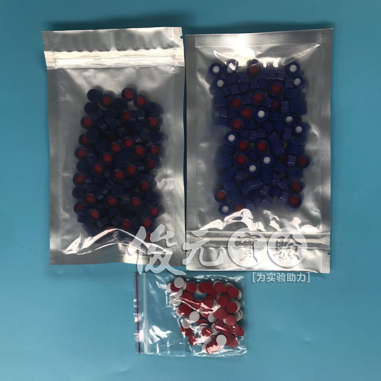 1.5/2ml自动进样瓶瓶盖子PTFE垫片液相色谱进样瓶盖子 100个/包