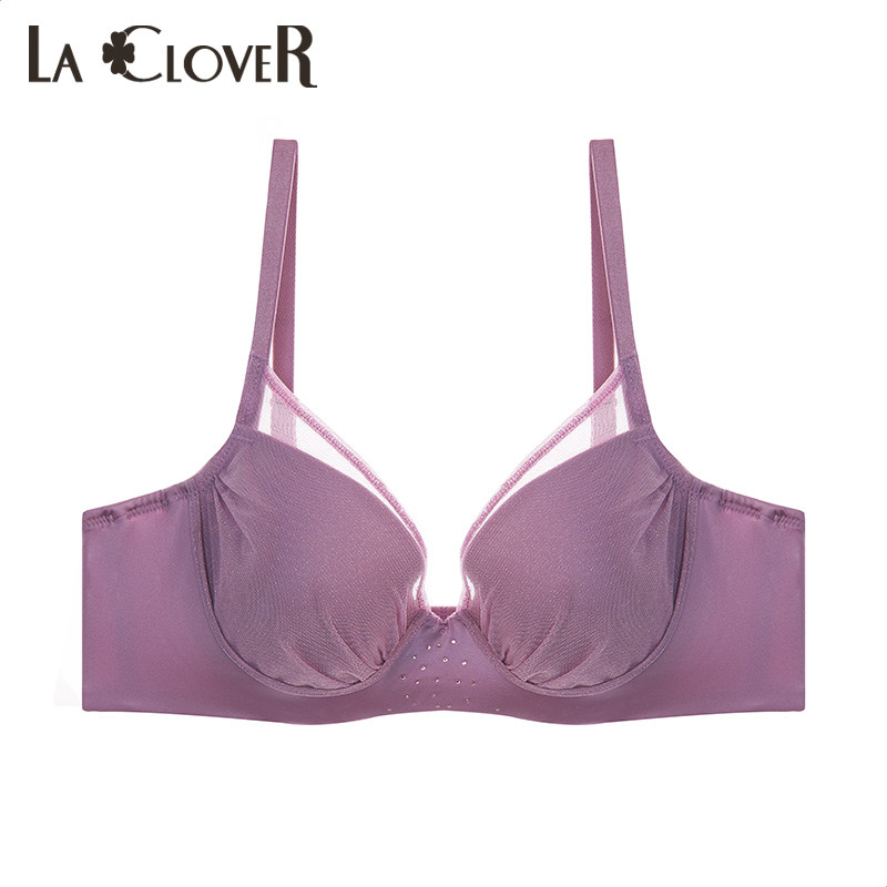 LACLOVER LANCET FORYOU SERIES SEXY FINE MESH VEIL FACE CAVERN CUP BRA LC11LK2