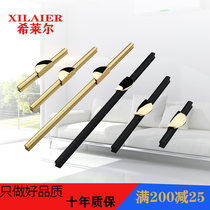 Cabinet door handle modern simple high-end wardrobe light luxury European door handle dumb black sand gold cabinet Cabinet long handle