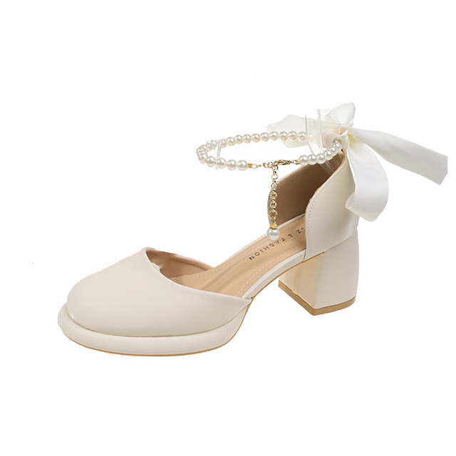 High-heeled bag-toe sandals High-heeled bag-toe sandals