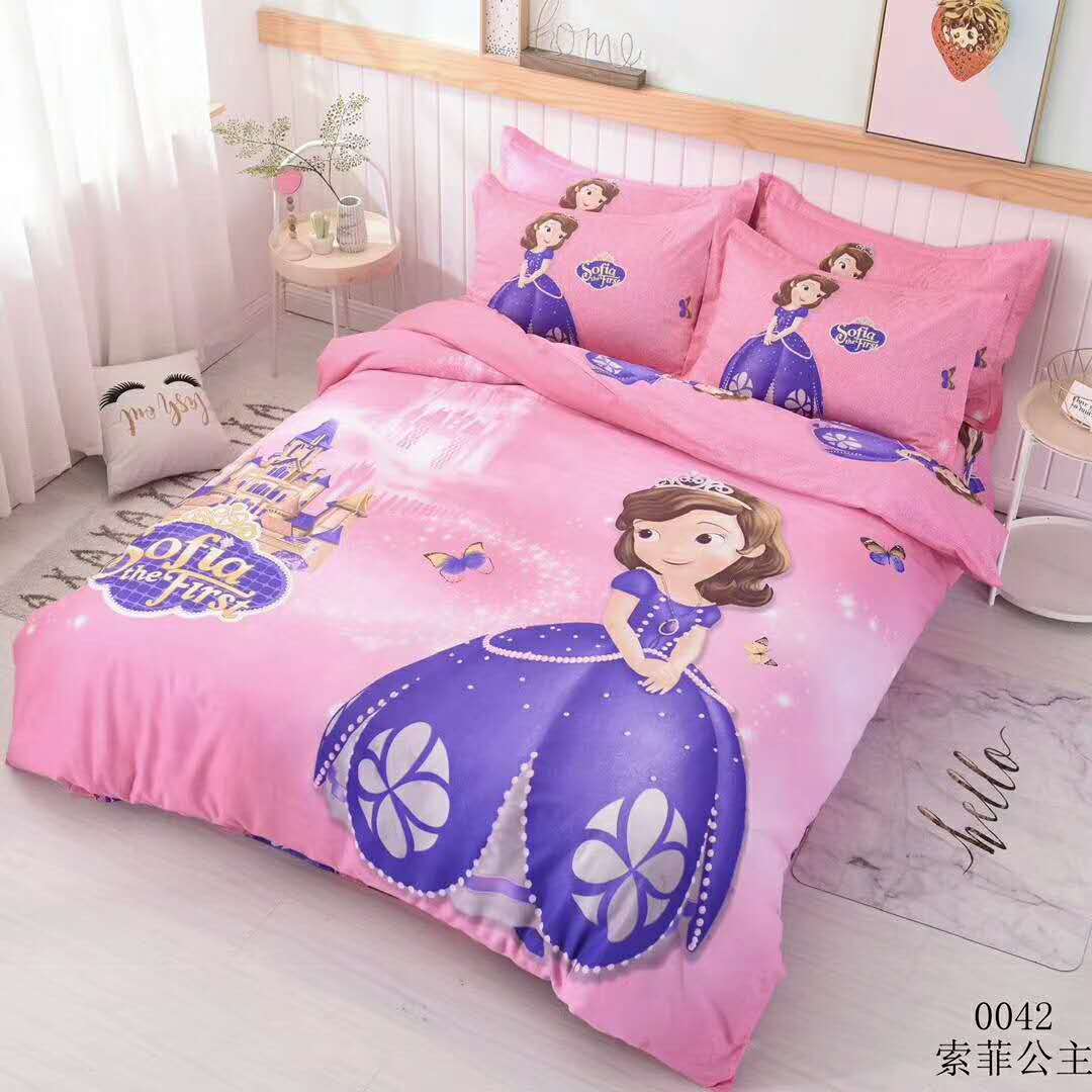Công chúa Sophia Phim hoạt hình thiếu nhi Chăn bông đơn Bộ đồ giường nữ Tấm trải giường Thủy thủ Mặt trăng - Quilt Covers chăn hơi