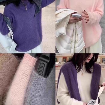 Cashmere round neck pullover sheep wool knitted sweater