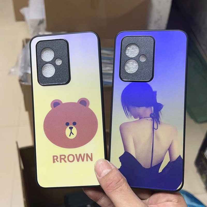 Suitable for Oppo Reno15C Blue Light Phone Case A6 Cartoon Laser Protective Cover A6S New Model Find X9 Creative K13 Acrylic Two-In-One Trendy Suitable for Oppo Reno15C Blue Light Phone Case A6 Cartoon Laser Protective Cover A6S New Model Find X9 Creative K13 Acrylic Two-In-One Trendy