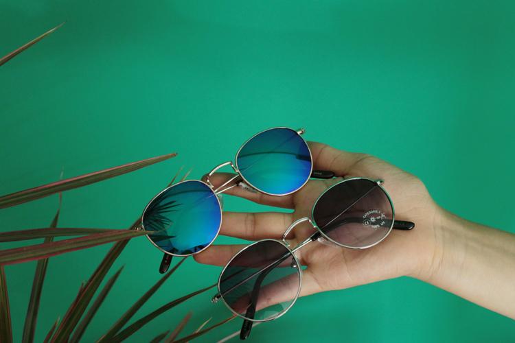 [Loạt tạp hóa] Kính râm khung kim loại 100% UV Bảo vệ ống kính phân cực nylon HD trong kinh bao ve mat khoi anh sang xanh essilor