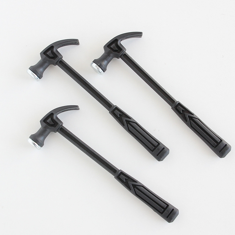 Hammer Mini Iron Hammer Wrap Plastic Fiber Handle Goat Corner Hammer Home Multifunction Grid Decoration Accessories Hammer