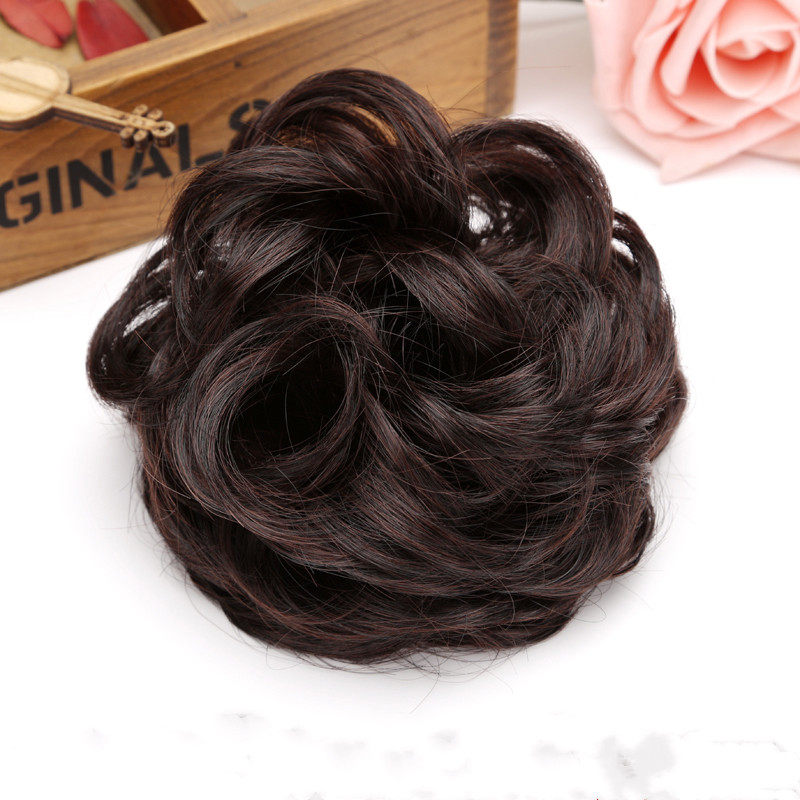 Real Hair Ring Balls head wig Hair Bag Hairdresser Floral Hair head Hair Hair hair Hair Fluffy Ciliary 100 Shunned