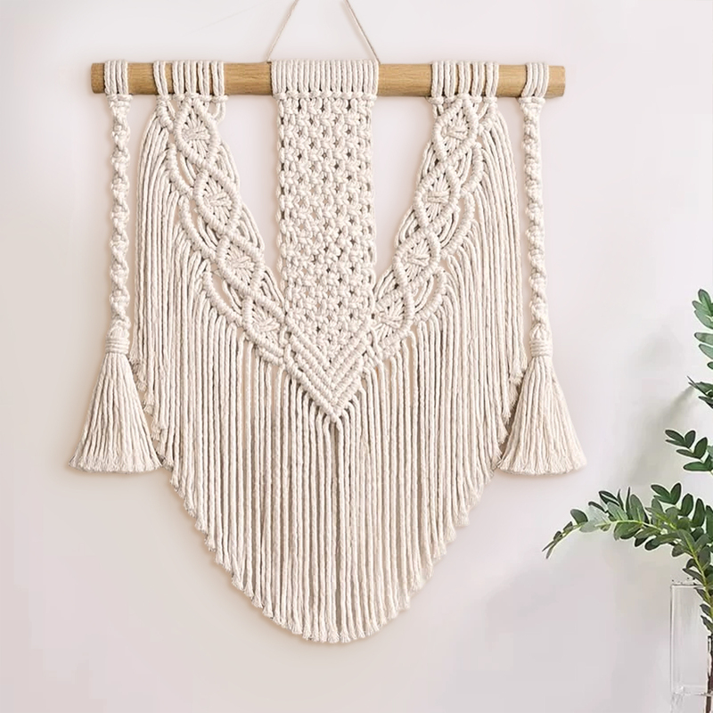 Hand-Woven Tapestry Wall Hanging Home Decor Tassel Hanging Decoration Nordic Wall Decoration Bohemian Homestay Wall Cloth