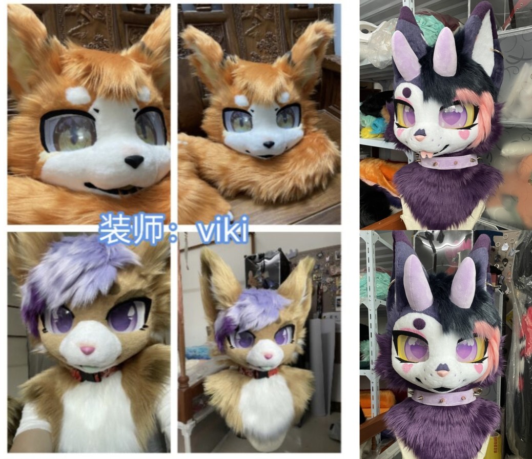 日系兽装头骨猫狗通用包邮的furry fursuit是如何做到3D打印的?-furry福瑞兽装-淘宝好物网
