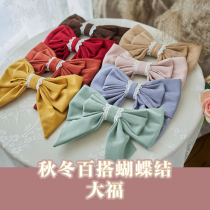 Shirt Chinese clothing (Dafu) spot Joker bow hairclip pin headwear accessories duckbill jacket Hanfu Han elements