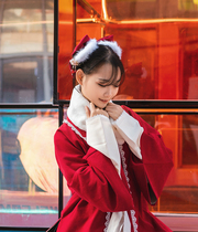 Shirt Chinese clothing (furry) tassel collar fur collar fake collar can use Han elements to keep warm in winter