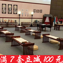 Childrens National School Table Training Course Teething Calligraphy Desk Imitation Ancient Qingkura Kindergarten Solid Wood Country School Table And Chairs