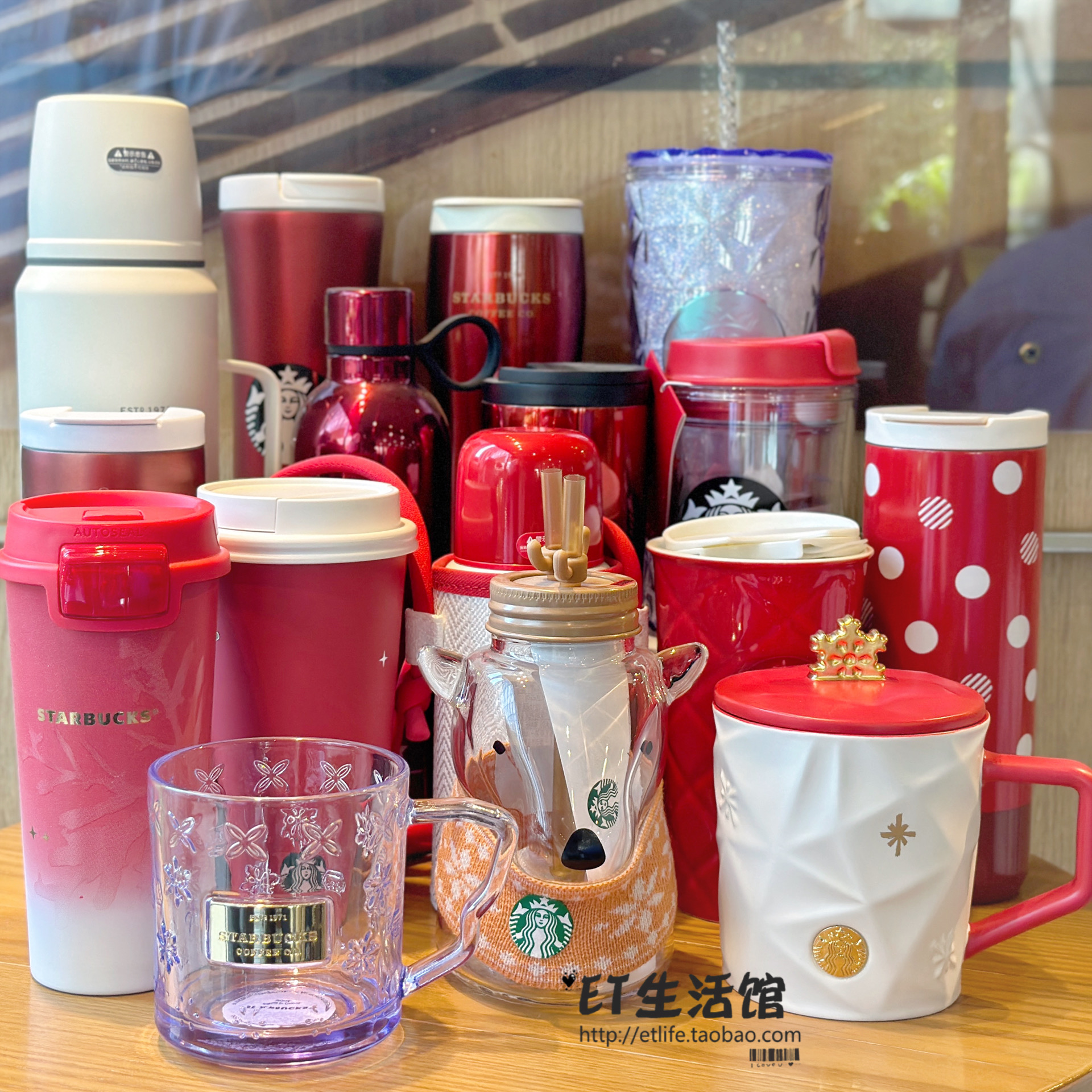 Starbucks China 2023 Christmas cute pet series purple or pink triangul