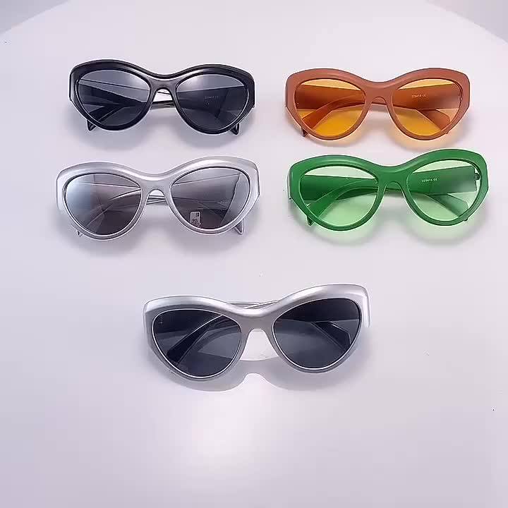 Hbk 2022 Resin Y2k Glasses Tiktok Lenses Y2k Outdoor Sunglasses Buy