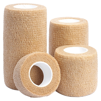 Medical self-adhesive elastic bandage, elastic sports medical adhesive finger guard, football gauze fixed compression strap