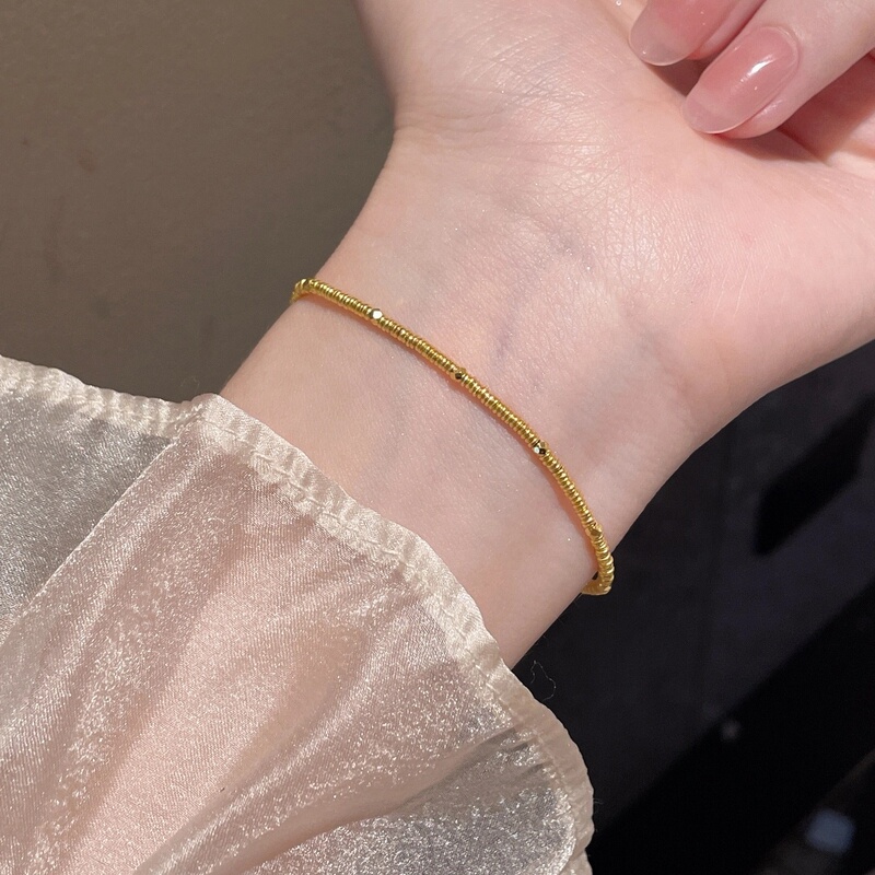 Broken Silver Coiled Bracelet for Women, S999 Pure Silver, Light Luxury, Niche, Simple, High-End Feel, Jewelry Bracelet, Gift for Best Friend Broken Silver Coiled Bracelet for Women, S999 Pure Silver, Light Luxury, Niche, Simple, High-End Feel, Jewelry Bracelet, Gift for Best Friend