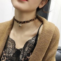 Leopard necklace collar female neck ornaments neckband