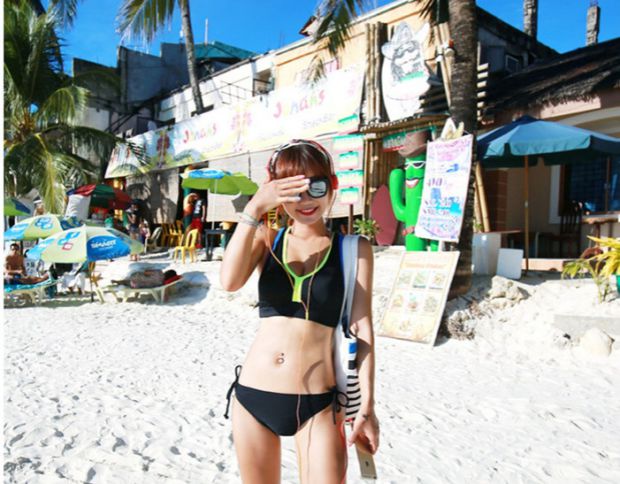 Đồ bơi thể thao bikini chia tay võ sĩ thể thao ngực nhỏ tập hợp áo tắm spa yoga đồ bơi 2 mảnh đẹp