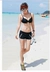 Đồ bơi thể thao bikini chia tay võ sĩ thể thao ngực nhỏ tập hợp áo tắm spa yoga Bộ đồ bơi hai mảnh