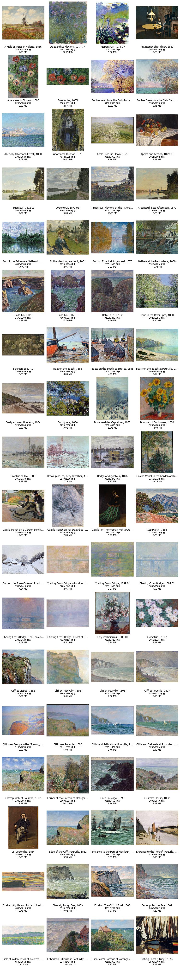 印象派画家油画素材合集 莫奈梵高马奈德高雷诺阿作品集 高清超清插图(14) 印象派画家油画素材合集 莫奈梵高马奈德高雷诺阿作品集 高清超清插图(14)