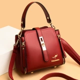 Кожаная сумка через плечо, модная сумка на одно плечо, из натуральной кожи, городской стиль